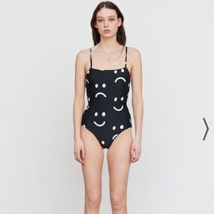 Lazy Oaf Happy Sad Swimsuit Size 20